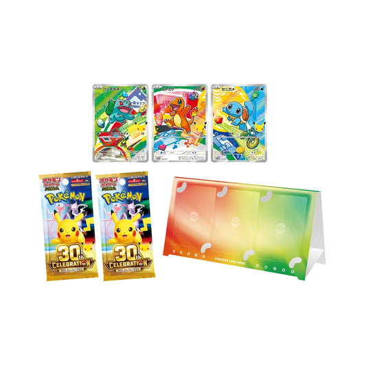 Pokémon TCG 30th Celebration Card Set (Bulbasaur, Charmander & Squirtle) – Forhåndsbestilling