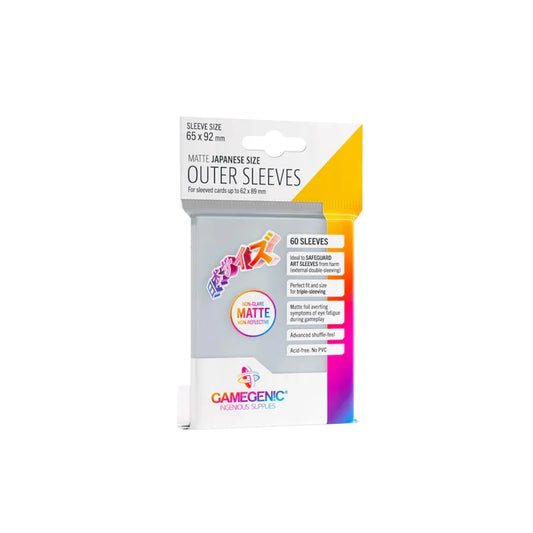 Gamegenic Outer Sleeves Matte – Japanese Size (60 Sleeves)